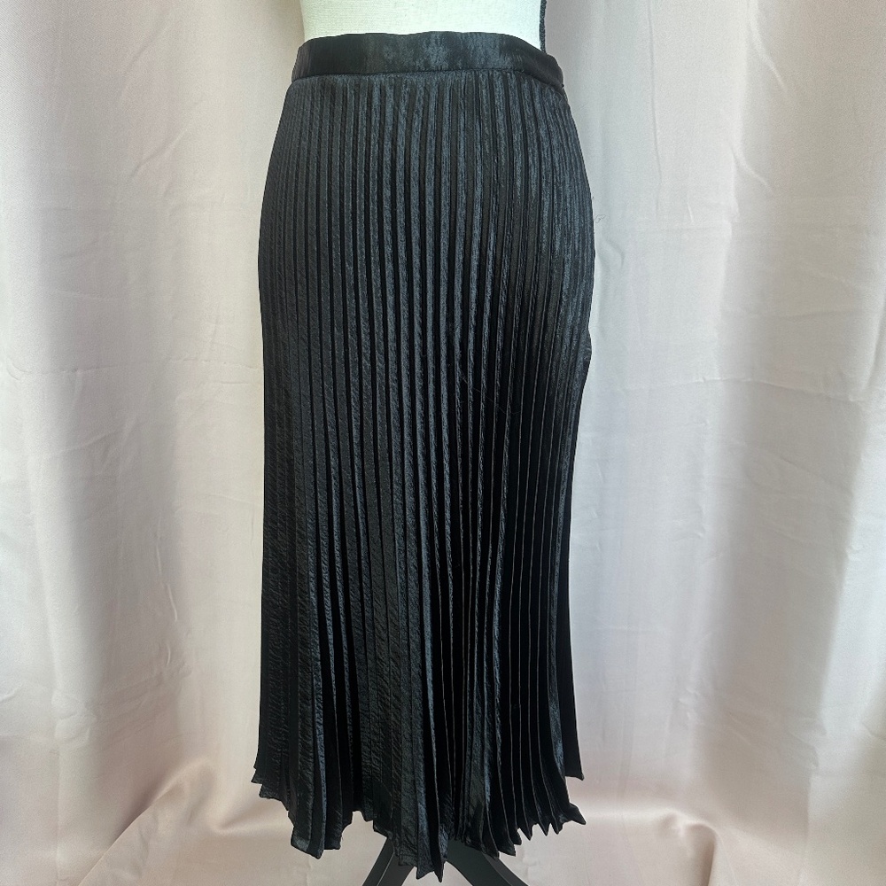 Express pleated midi skirt